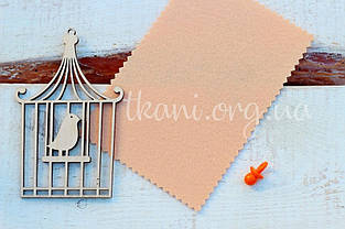 Фетр корейський жорсткий 1,2 мм для рукоділля і творчості 20*30см, 923, персиковий