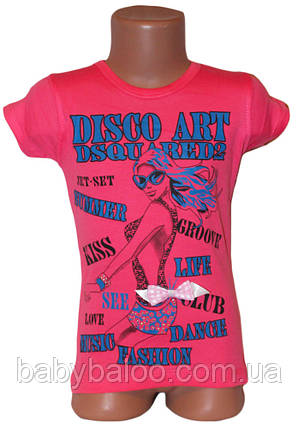 Футболка підліток дівчинка Disko Art (від 5 до 8 років), фото 1