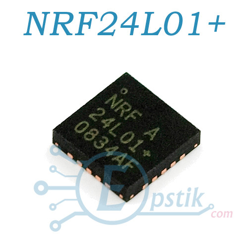 NRF24L01+, Приймач 2.4 ГГц, QFN20