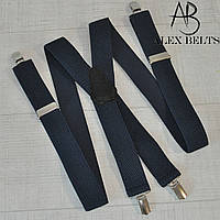 Підтяжка чоловіча доросла (синій) 35 мм X