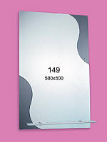 Дзеркало для ванної кімнати 500х800 Ф149