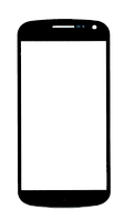Стекло для переклейки дисплея Samsung i9250 Galaxy Nexus черное