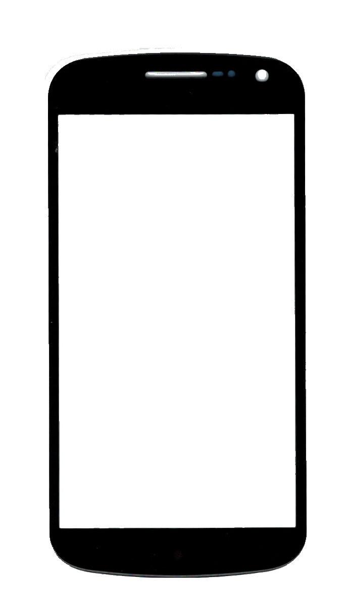 Стекло для переклейки дисплея Samsung i9250 Galaxy Nexus черное