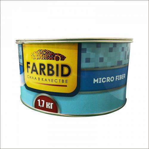 Farbid Шпатлевка стекловолокно Micro fiber 1,7 кг - фото 1 - id-p725378935