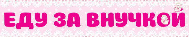 Еду за внучкой наклейка на авто для выписки из роддома Украина, Киев купить