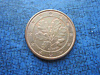 Монета 1 евроцент Германия 2009 А