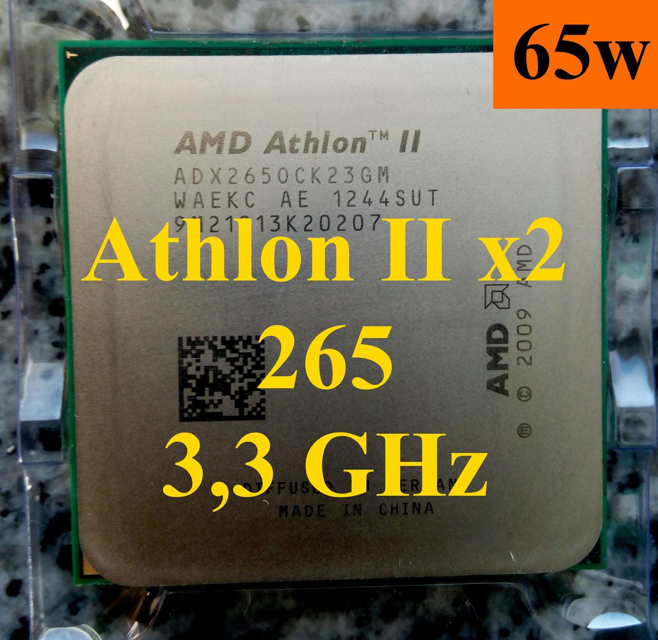 Купить Процессоры (б/у) AMD Athlon II X2 265, 3,3ГГц, Tray 240 245 220 ...