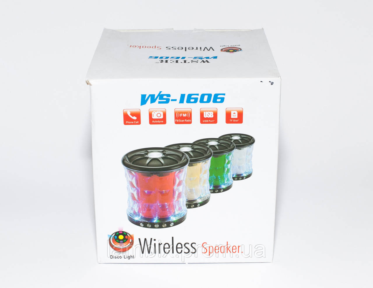 Портативная колонка WS-1606 Bluetooth - фото 3 - id-p725460612