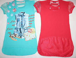 Туніки, майки, футболки для дівчаток.