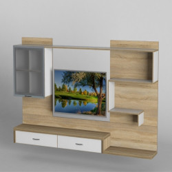 Стінка для вітальні з ДСП/МДФ (вітальня стінка) - 211 Тіса меблі, фото 1