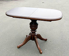 Стіл обідній розкладний Тріумф Мікс меблі, колір горіх, фото 3