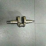 Колінвал під шліци голий 25 мм дизельного двигуна 178f, фото 2