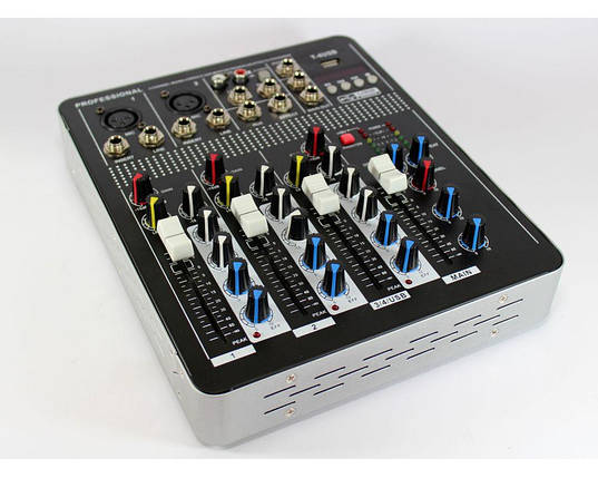 Аудіокшер, музичний пульт Mixer BT4000 4ch.+BT, фото 1