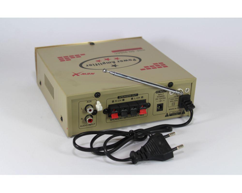 Портативний підсилювач звуку UKC AMP-909D, звуковий підсилювач 