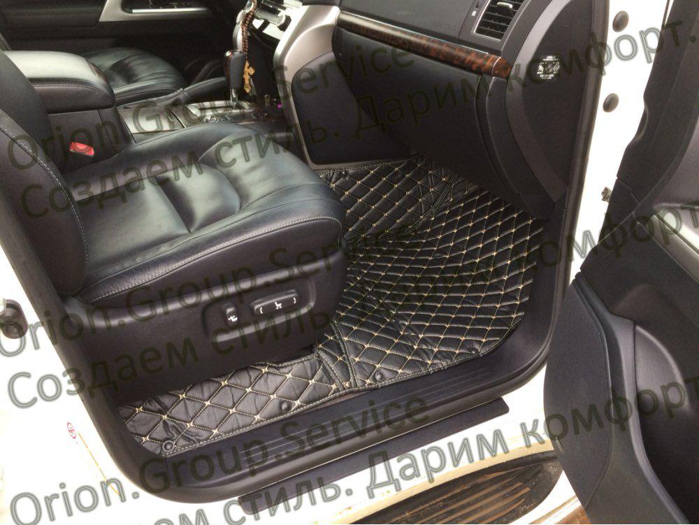 Коврик из эко кожи Toyota Land Cruiser 100 200 Cruiser 2008-2018 - фото 1 - id-p725575958