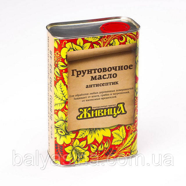 Ґрунтувальна олія для деревини Антисептик Живиця, фото 1