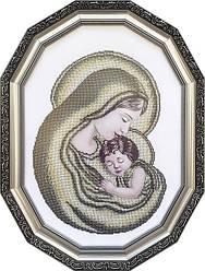 МІ-с. Схема для вишивки бісером Марія з Ісусом.  