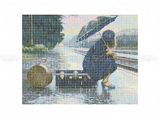 ЧВ-6056. Схема вишивки бісером «Плоха погода» (40x45)