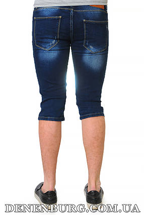Шорти джинсові чоловічі DSQUARED2 D5578 темно-сині, фото 2