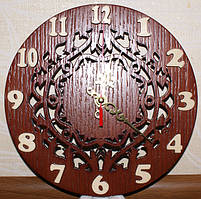 Годинники настінні подарункові з натурального шпону