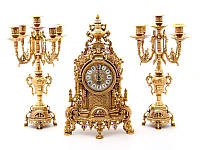 Антикварные каминные часы из бронзы канделябры бронзовые часы годинник напольные часы настенные часы