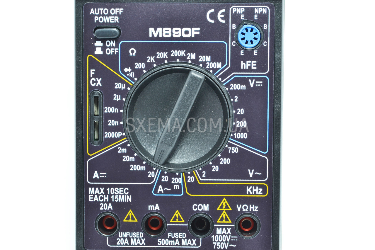 Мультиметр M890F микрофарады, 20 ампер, 200 мегаом: продажа, цена в ...