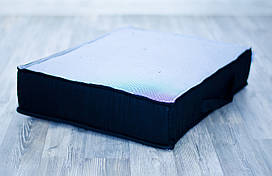 Пуфик із натуральних матеріалів для дитячої "Смугатик"