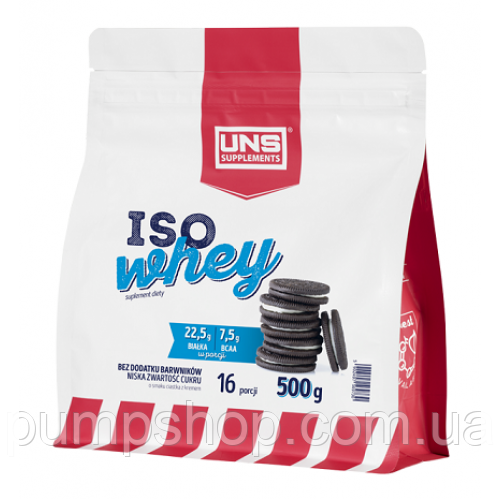 Сироватковий ізолят протеїн UNS Iso Whey 500 г