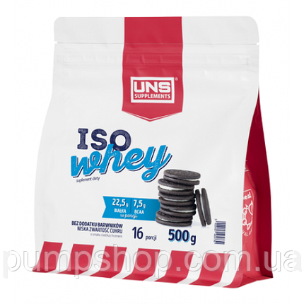 Сироватковий ізолят протеїн UNS Iso Whey 500 г, фото 1