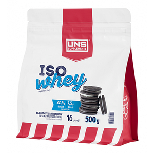 Сироватковий ізолят протеїн UNS Iso Whey 500 г