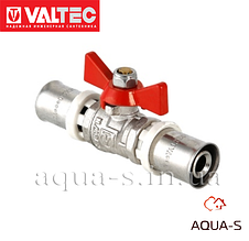 Кран з прес-з'єднанням Valtec 16x16 для мітлопластикової труби VT.243.N.1616