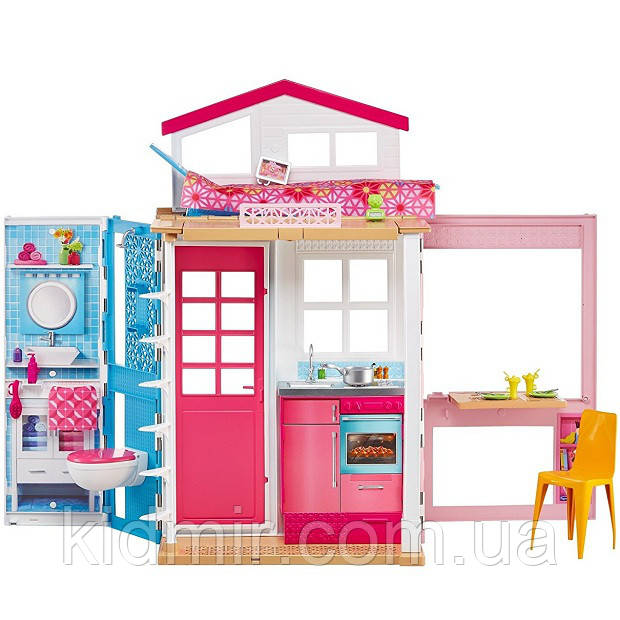 Будиночок Барбі розкладний Barbie 2-Story House DVV47