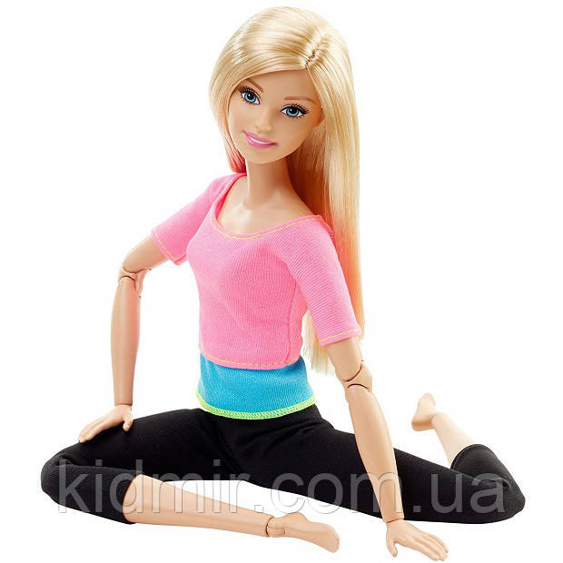 Лялька Барбі Рухайся як Я Йога Barbie Made to Move DHL82, фото 1
