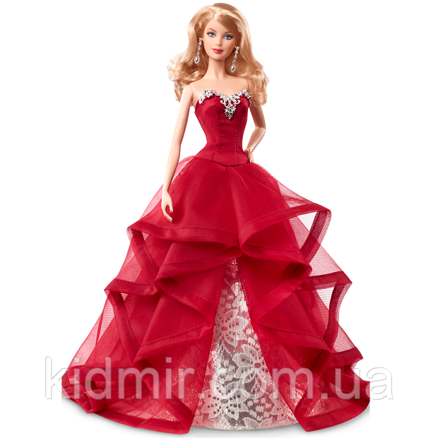 Лялька Барбі Колекційна Святкова 2015 блондинка Barbie Collector Holiday CHR76, фото 1