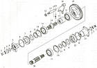 Запчастини КПП ZL40/50 на навантажувач XCMG ZL50G, SEM, Petronik, Foton, TOTA, LW541 XZ656 XG955, фото 9