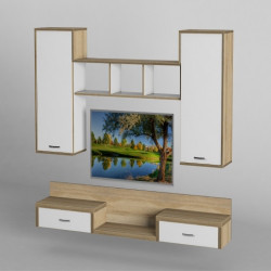 Стінка для вітальні з ДСП/МДФ (вітальня стінка) - 214 Тіса меблі, фото 1