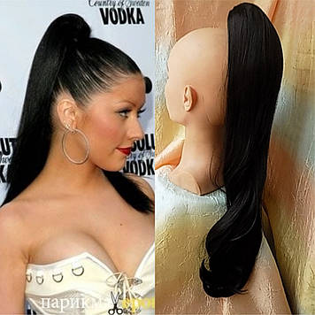 Хвіст прямий на крабі черний ELEGANT Т4050-1