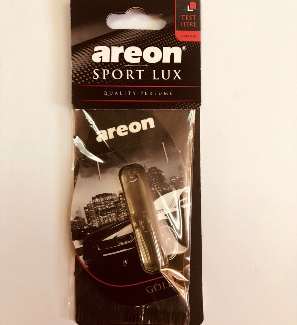 Ароматизатор капсула листочок Areon Sport Lux gold