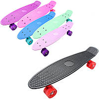 Пенни борд со светящимися колесами LED 1345 (penny board): 6 цветов, нагрузка до 80кг