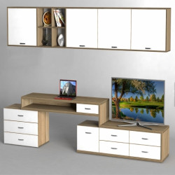 Стінка для вітальні з ДСП/МДФ (вітальня стінка) - 227 Тіса меблі, фото 1