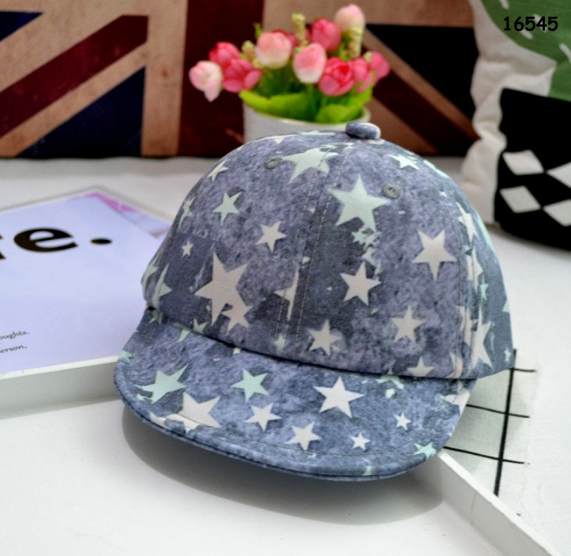 Кепка "Зірки" для хлопчика. 45-49 см, фото 1