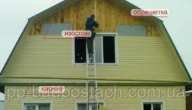 Схема утеплення фронтону Схема утеплення фронтону