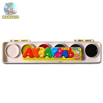 Акварель 6 кольорів медова "Люкс Колор" 53035 G-Rich