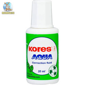 Коректор з пензликом 20 мл KORES AQUA K69101 18980
