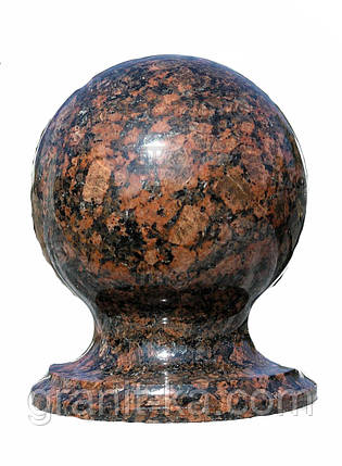 Гранітна куля D100mm кольорова, фото 1