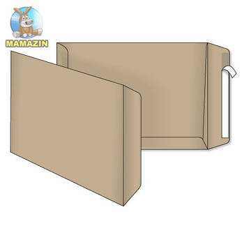 Конверт-пакет 250х353 В4 СКЛ коричневий 59813 G-Rich