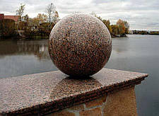 Гранітна куля D120mm кольорова, фото 2