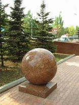 Гранітна куля D120mm кольорова, фото 3