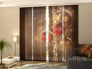 Панель фото штора Різдвяні декорації