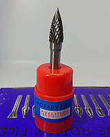 Борфреза склепінна гостроноса (GX) 8х17х6 твердосплавна